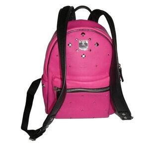 AUTHENTIC MCM Barbie Pink‎ Leather Backpack